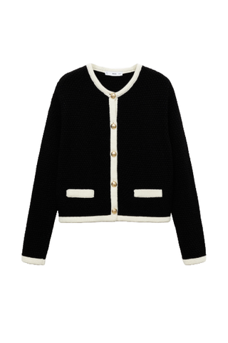 Mango Knitted Buttoned Jacket (Was $80) 