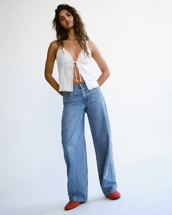 Abercrombie, Low Rise Ultra Loose Jean