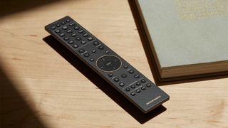 Marantz Cinema 30 AV receiver remote control on a table