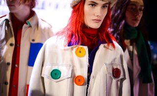 models wearing colourful clothes