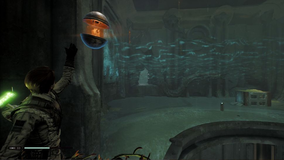 Star Wars Jedi Fallen Order Tomb of Miktrull lantern puzzle GamesRadar+