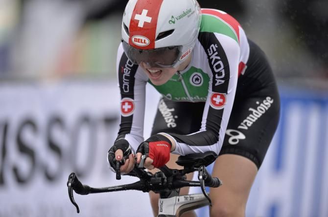 Michelle Andres (Switzerland) rode to 34th place