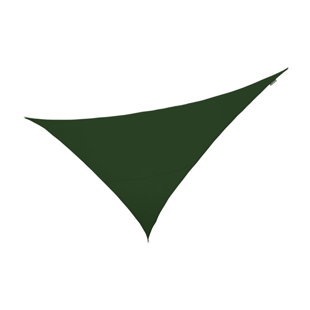 Dark green triangle shade sail