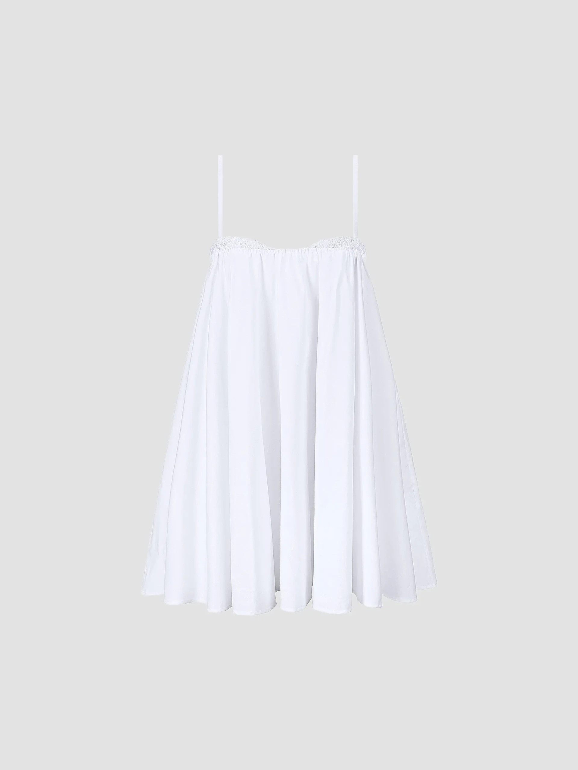 Cecily Stretch-Cotton Babydoll Minidress