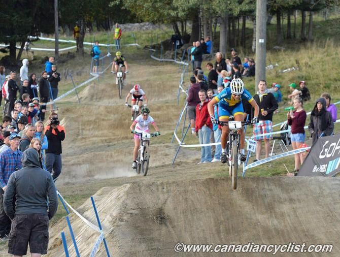Jenny Rissveds leading in SemiFinal heat