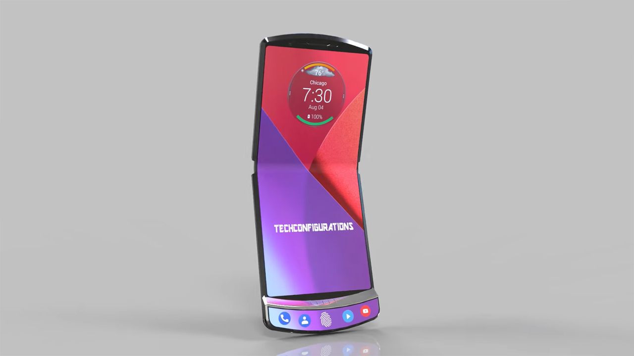 Motorola Razr folding phone concept