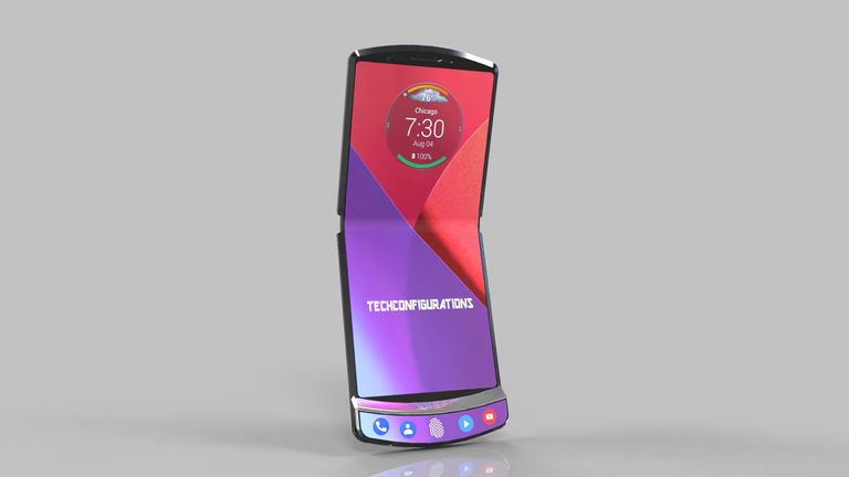 Motorola Razr folding phone concept
