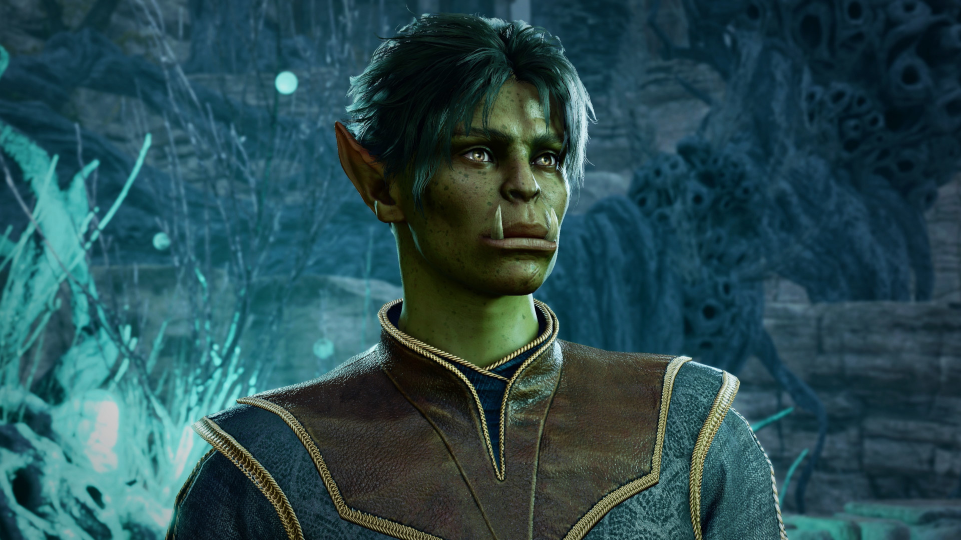 A Half-Orc protagonist in Baldur's Gate 3