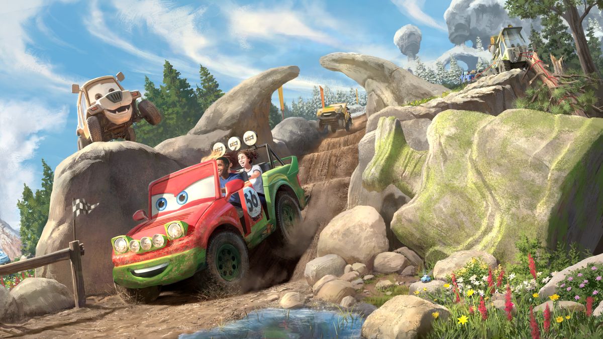 Cars Ridge Run Rally at Magic Kingdom, Concept Art