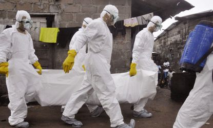 Suspected ebola victim in Liberia