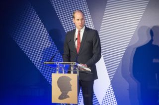 Prince William, Duke of Cambridge gives a speech at the Diana Award's at St James' Palace on May 18, 2017