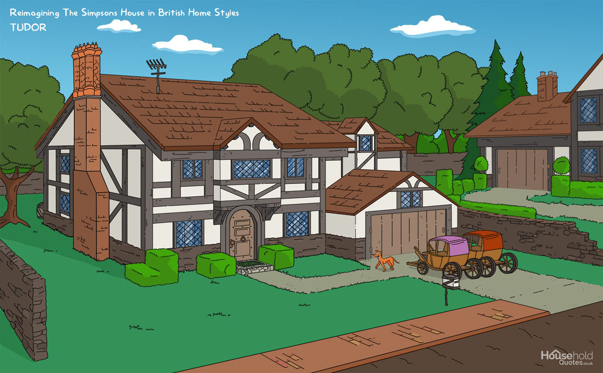 A makeover of the Simpsons house