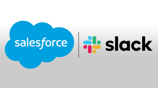 salesforce and slack logos