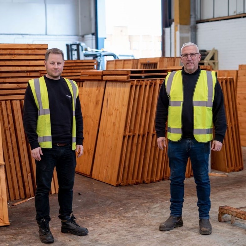 Jack Sutcliff and Simon Hobson of Power Sheds