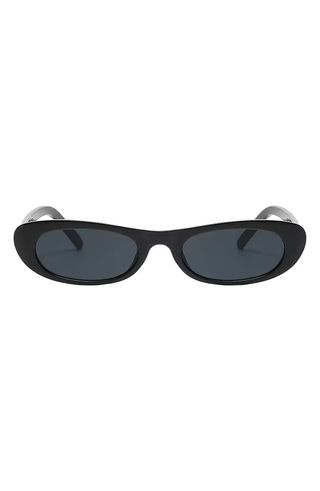 Nina 68mm Polarized Oversize Oval Sunglasses