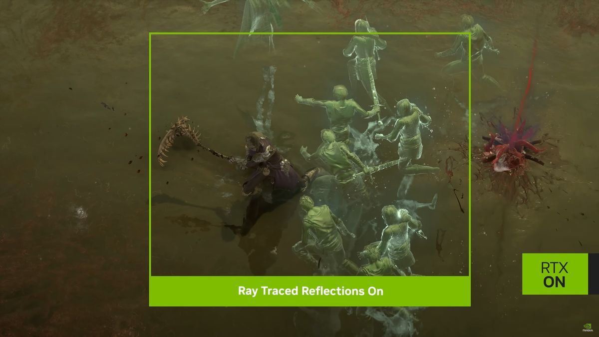 Diablo 4 with ray traced reflections