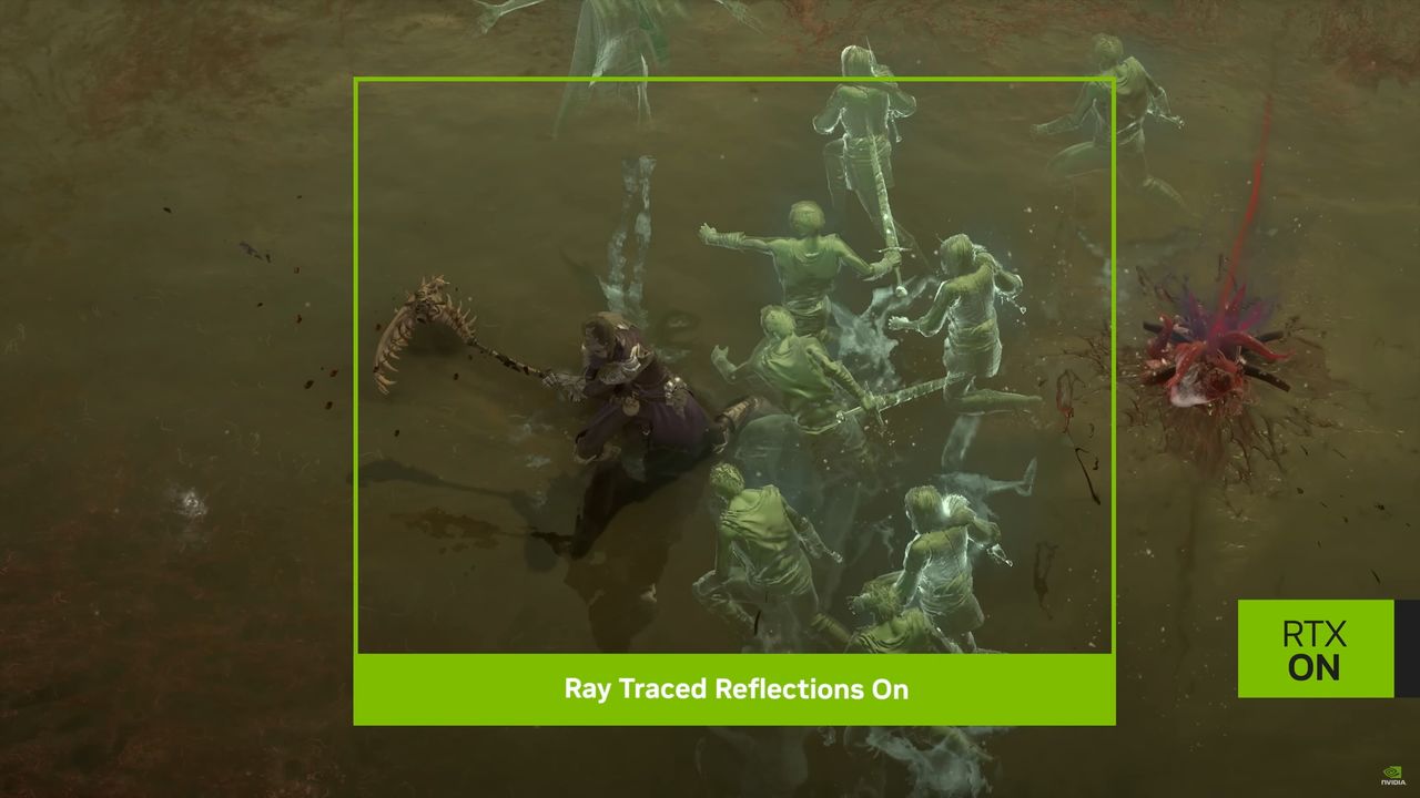 Diablo 4 with ray traced reflections