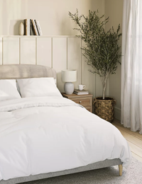 Pure Cotton 300 Thread Count Duvet Cover | was from £55.00 now from £28.80 at Marks &amp; Spencer