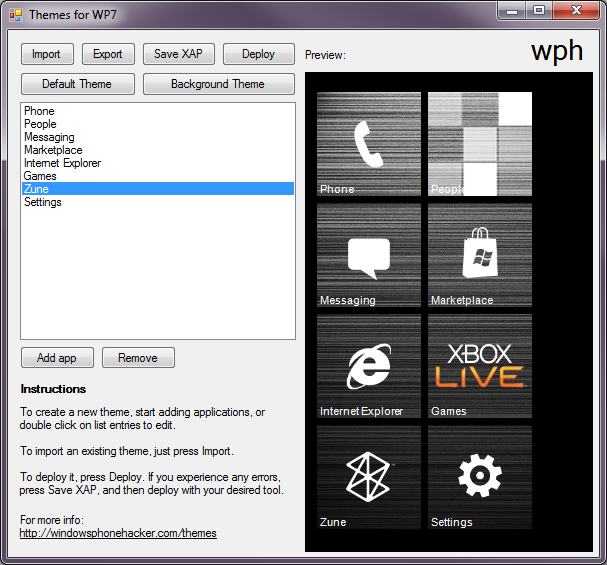 Themes customizer tool for Windows Phone released [Homebrew] | Windows ...