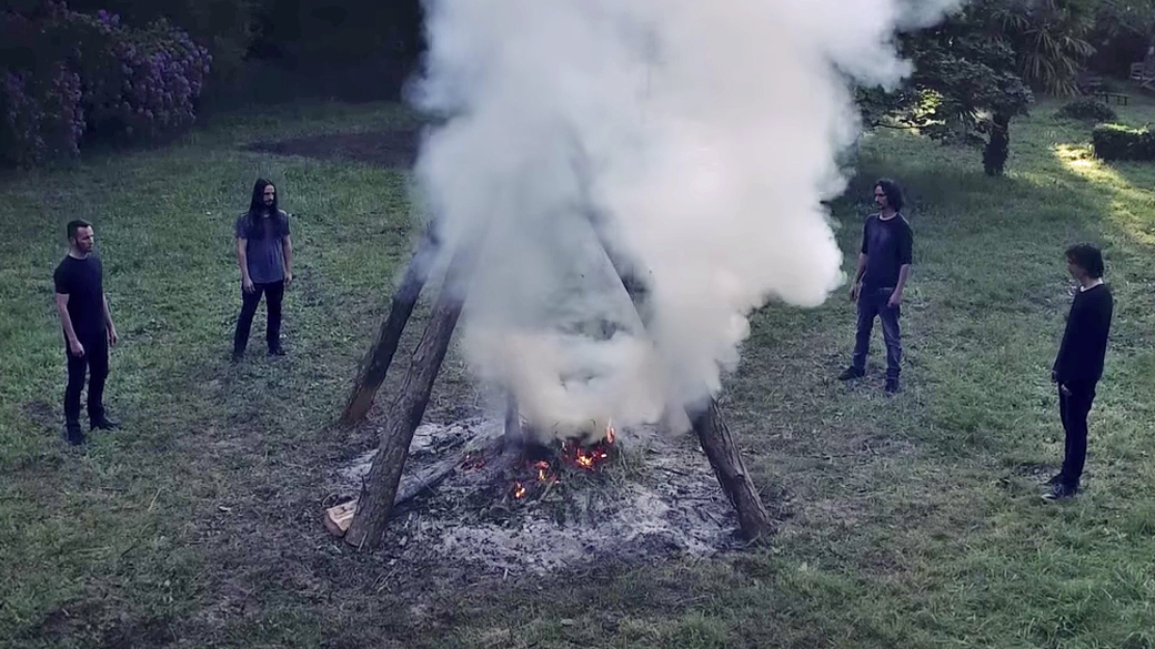 A still shot from Gojira&#039;s Low Lands video