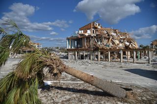 Hurricane Michael wreaked havoc in Mexico Beach, Florida, in October 2018, which made landfall there as a Category-4 hurricane.