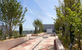 The ‘Garden of Life’ inspired by the gardens of the Mughal empire, at the Aga Khan Centre in King’s Cross.