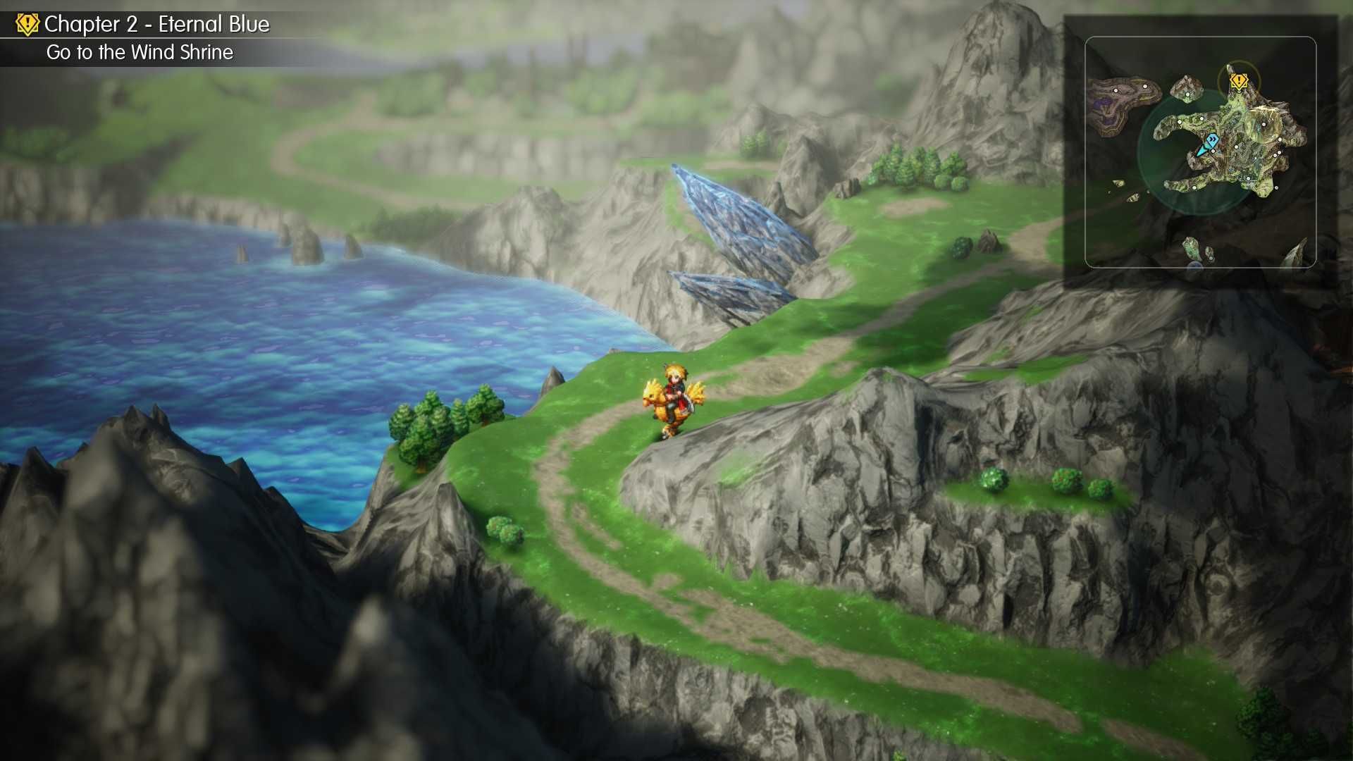 The open world map