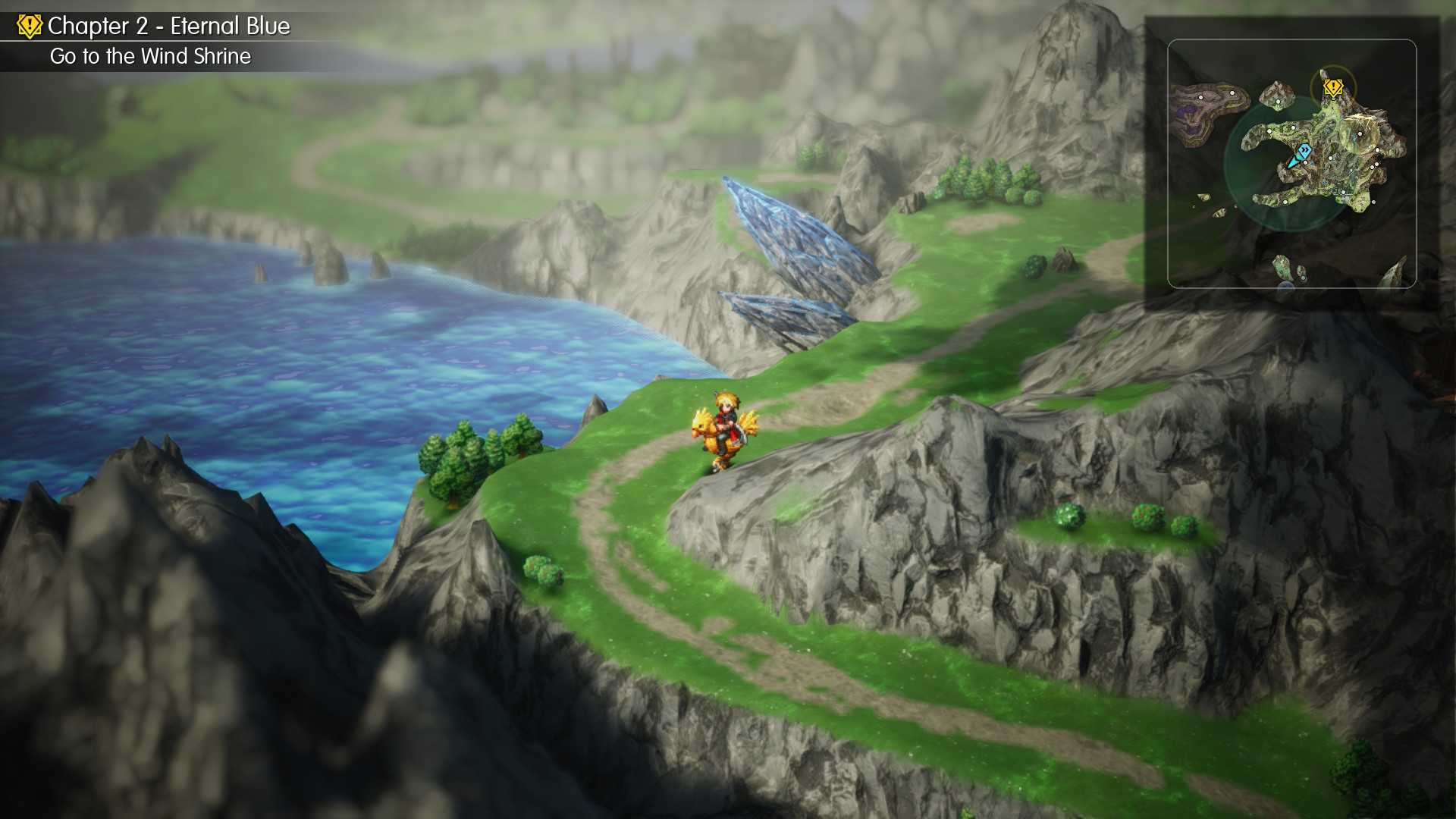The open world map