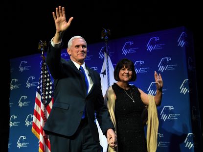Mike Pence and Wife. 