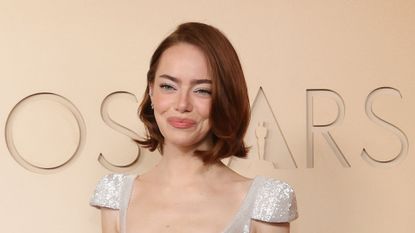 Emma Stone attends the 98th Oscars at Dolby Theatre on March 15, 2026 in Hollywood, California