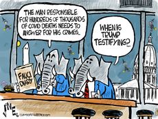 Political cartoon