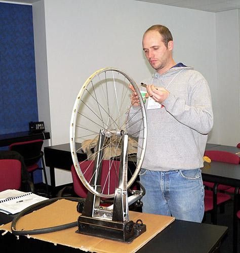 While shop employees comprised the vast majority of attendees, others included members of the industry such as Jeremy Clay of Reynolds Cycling.