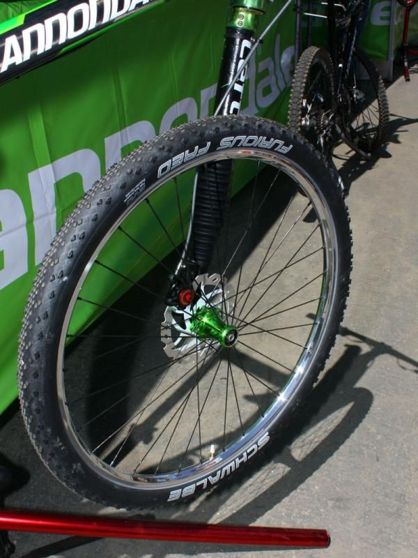 NoTubes doesn't sell its ZTR Race rims separately so Newbury Park Bicycle Shop had to purchase a complete wheelset then cut out the hub and spokes.