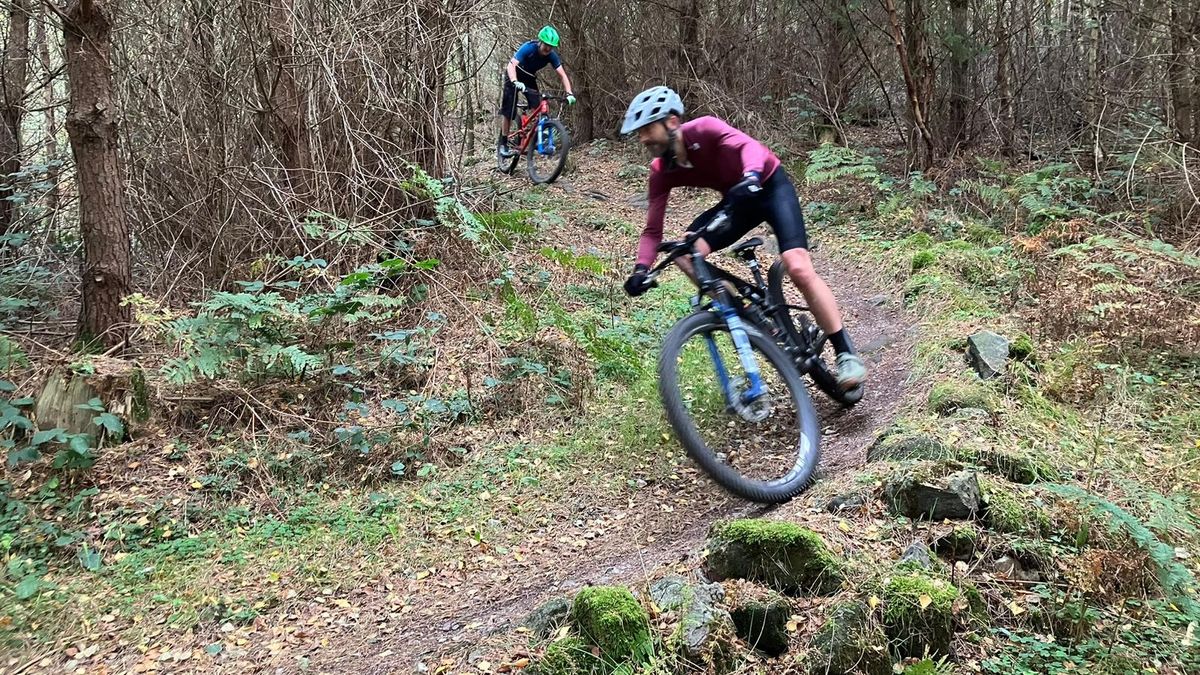 Mountain biker on an Everest challenge