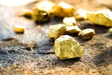gold ore found in the mine