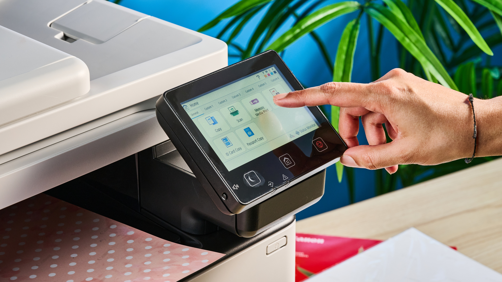 A Canon Color imageCLASS MF753Cdw II multifunction printer