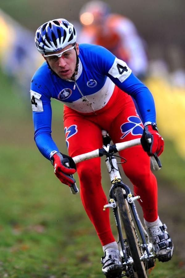 Eventual race winner Francis Mourey