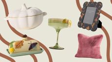 collage of Anthropologie products from their autumn new in 