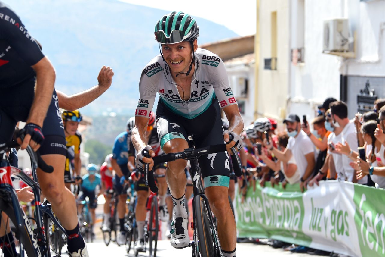 Vuelta Espana 2021 76th Edition 11th stage Antequera Valdepenas de Jaen 1336 km 25082021 Felix Grossschartner AUT Bora Hansgrohe photo Dario BelingheriBettiniPhoto2021
