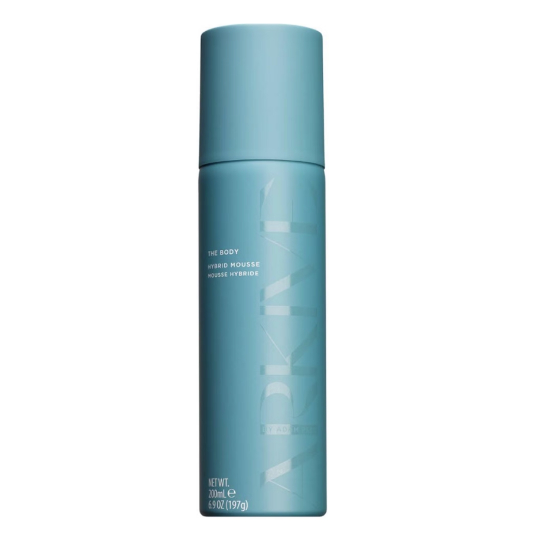 A product shot of the ARKIVE Headcare The Body Hybrid Mousse, on a white background