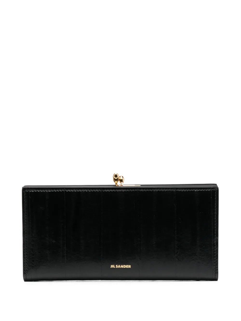 Logo-Lettering Leather Wallet | One Size