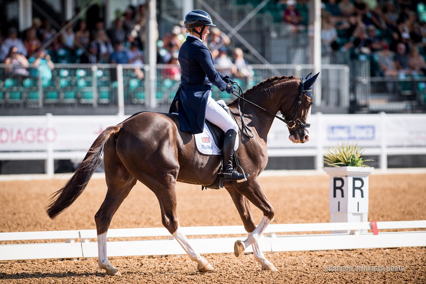 Maryland 5 Star dressage: Zara Tindall and Class Affair