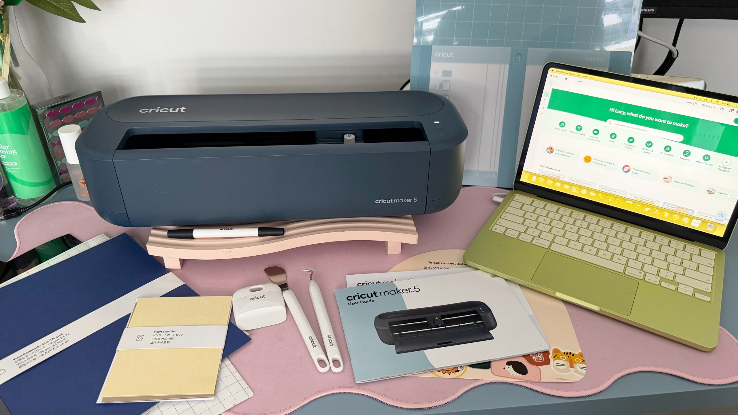 Person using Cricut Maker 5