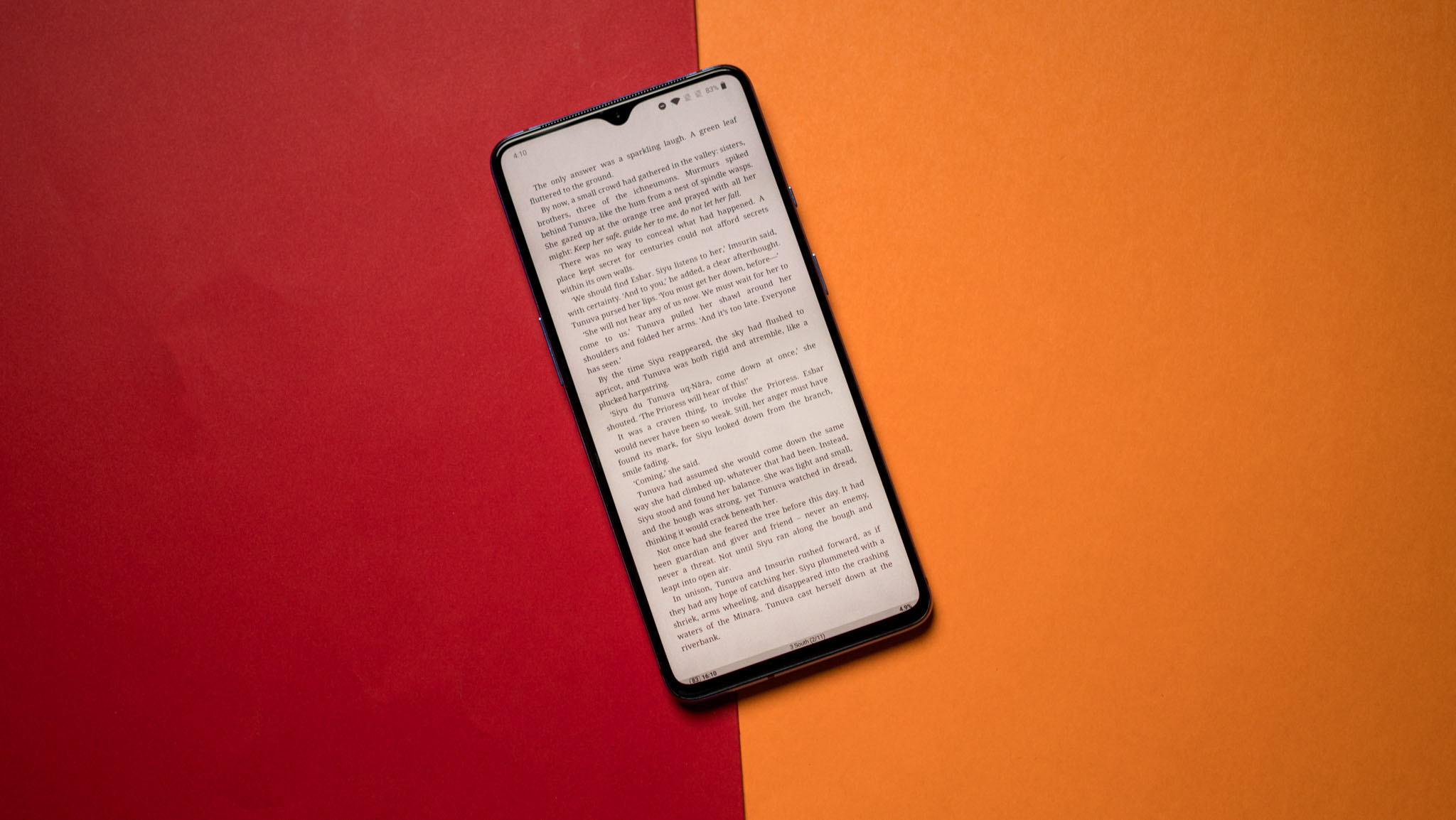 Modo de leitura OnePlus 7T