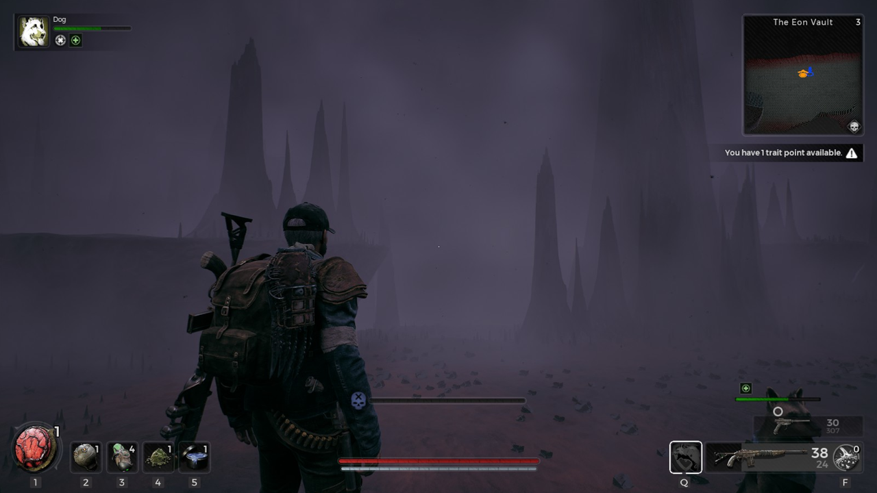 A Handler from Remnant 2 stands in front of the location of the Engineer Archetype.