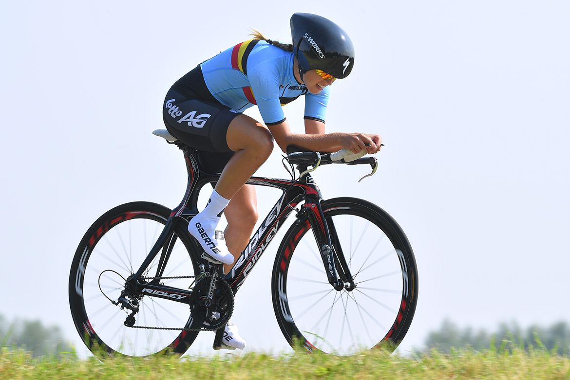 Fenna Van Houtte at the Boels Ladies Tour