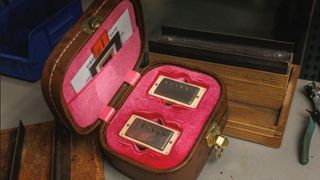 Gibson 1959 Humbucker Collector’s Edition Series 3: these Murphy Lab aged PAF replicas are limited to just 1000 units worldwide and ship in a brown pink fur-lined Lifton case just like the guitars.