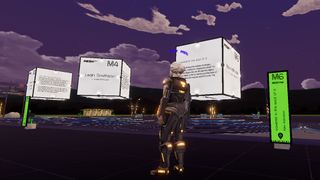 A virtual 3D art installation in MESHfair 2024