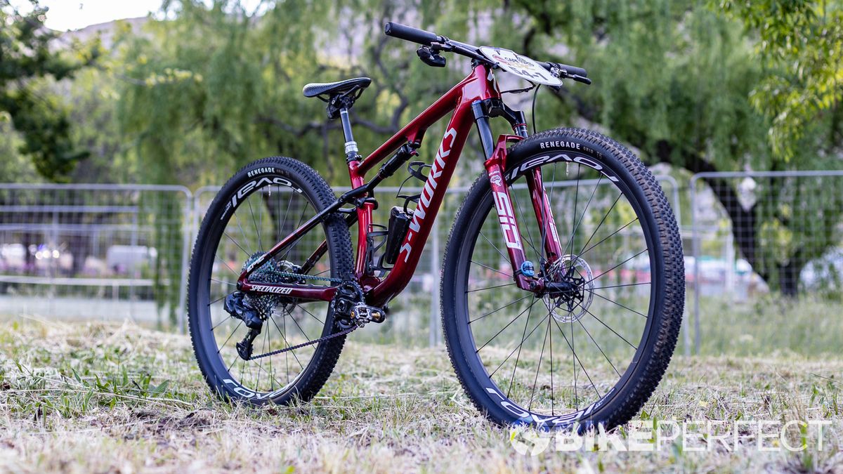 Sina Frei&#039;s Specialized S-Works Epic, ready to go in Ceres, South Africa