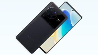 A Vivo X80 Pro from the front and back